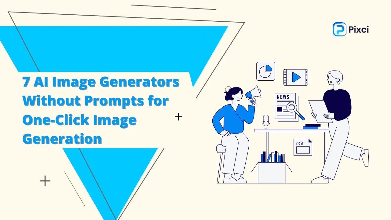 Best AI Image Generators Without Prompts for One-Click Image Generation