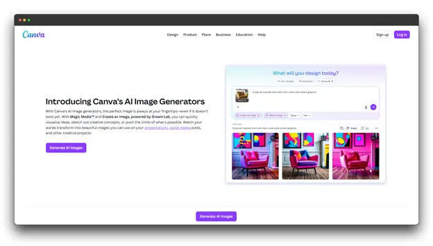 Al Image Generators Without Prompts:  Image Generation: Al Image Generators